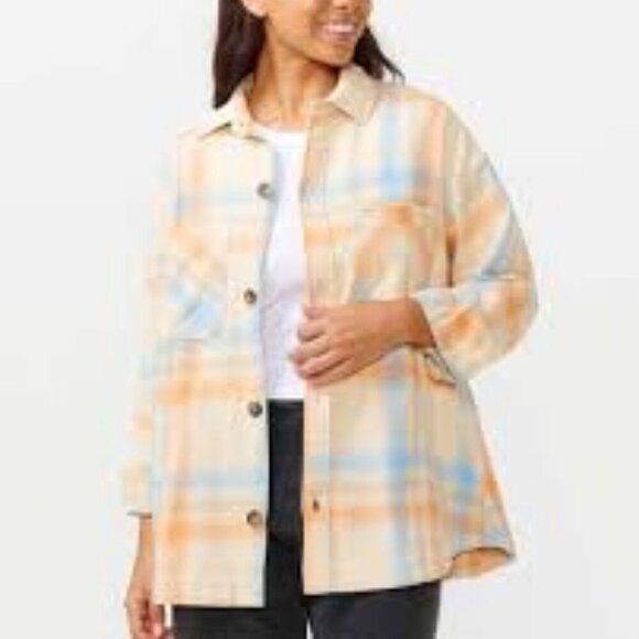 Rip Curl Beach Party Flannel Shirt NWT - Picture 2 of 5